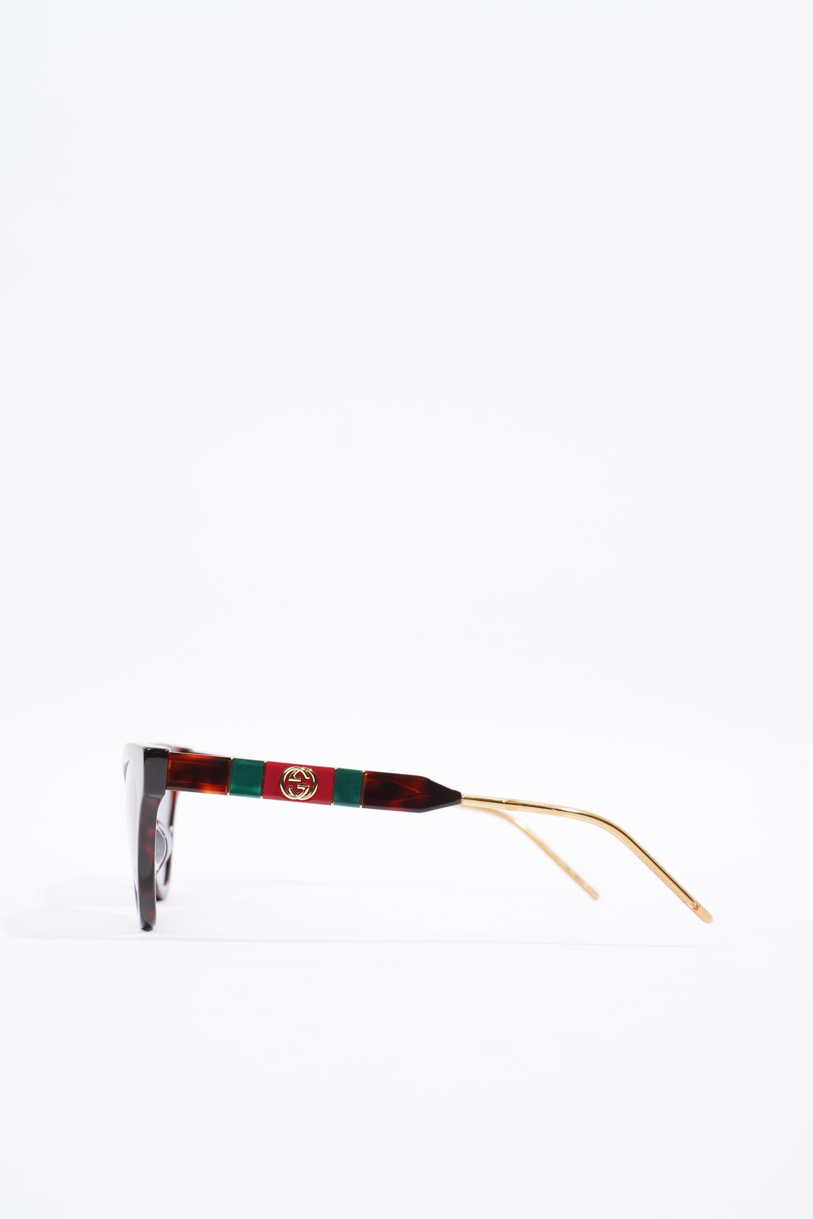 Gucci GG0597S Sunglasses Tortoise Shell Acetate 145 | AlmaBagz