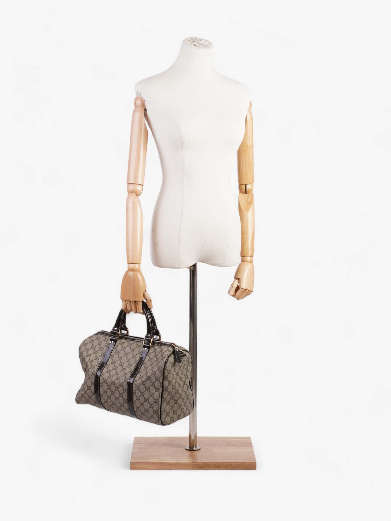 Gucci Boston Bag GG Supreme Coated Canvas | AlmaBagz