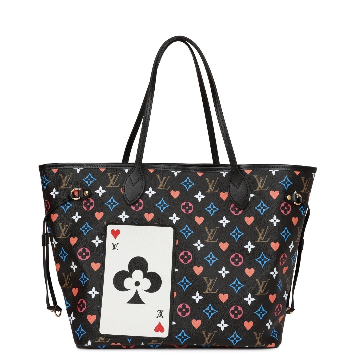 Louis Vuitton Black Game On Neverfull MM | AlmaBagz