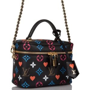 Louis Vuitton Black Game On Vanity PM | AlmaBagz