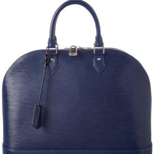 LOUIS VUITTON INDIGO EPI LEATHER ALMA GM BAG | AlmaBagz