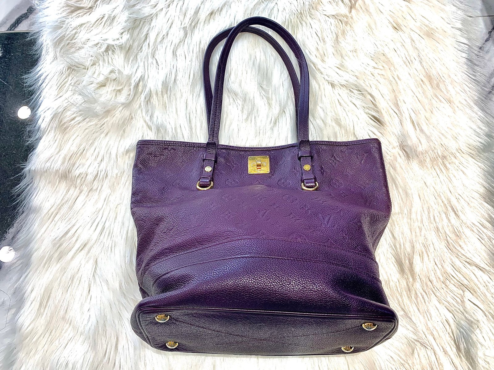 LOUIS VUITTON CITADINE AUBE MONOGRAM EMPREINTE BAG | AlmaBagz