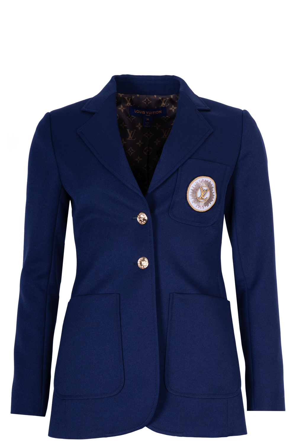 LOUIS VUITTON Preppy Blazer Jacket Navy | AlmaBagz - Image 4