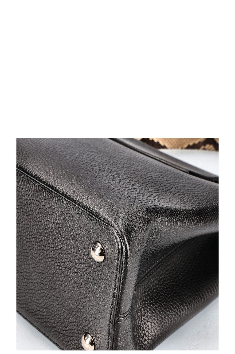 LOUIS VUITTON Python Handle Capucines GM Black | AlmaBagz - Image 9