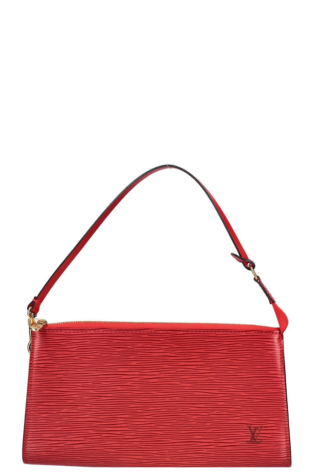 LOUIS VUITTON Pochette Epi Red | AlmaBagz - Image 9