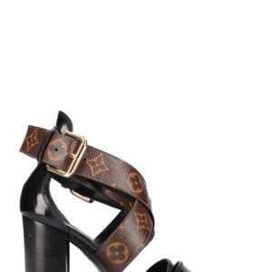 LOUIS VUITTON Heels MNG Black | AlmaBagz