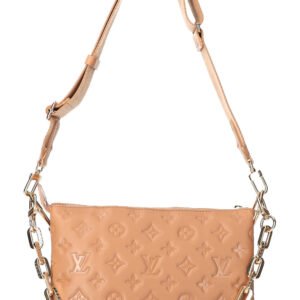 LOUIS VUITTON Coussin PM Bag Beige Empreinte | AlmaBagz