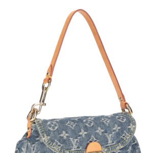 LOUIS VUITTON Mini Pleaty Bag MNG Denim | AlmaBagz