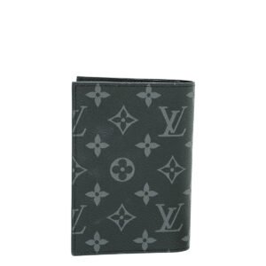 Louis Vuitton Graphite Monogram Eclipse Passport Cover | AlmaBagz