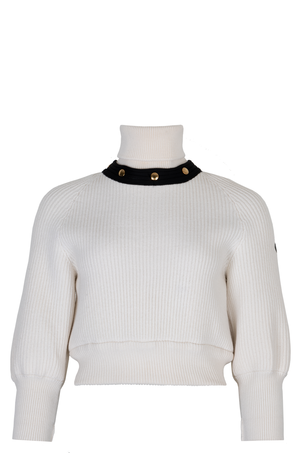 LOUIS VUITTON Knit Wool Ivory Black | AlmaBagz