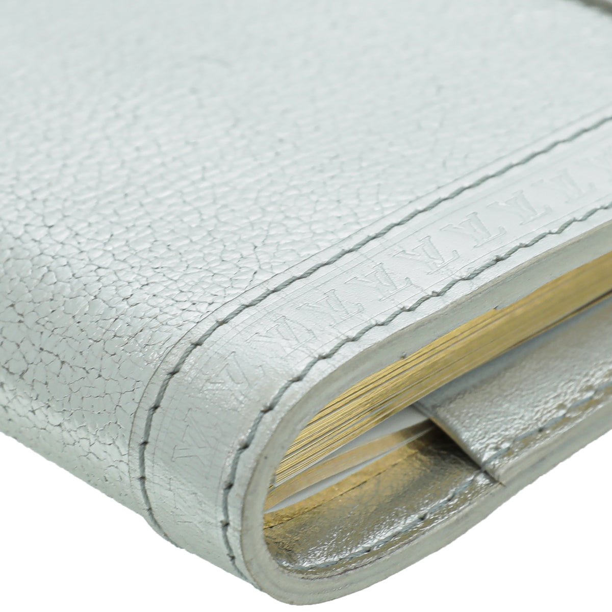 Louis Vuitton Silver Suhali Partenaire Agenda Cover | AlmaBagz - Image 5