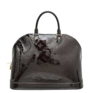 Louis Vuitton Amarante Monogram Vernis Alma GM Bag | AlmaBagz