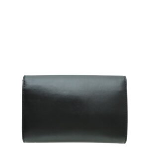 Louis Vuitton Black Louise Matte Chain Clutch | AlmaBagz