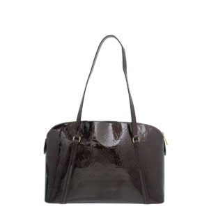 Louis Vuitton Amarante Monogram Vernis Avalon Zipped MM Bag | AlmaBagz