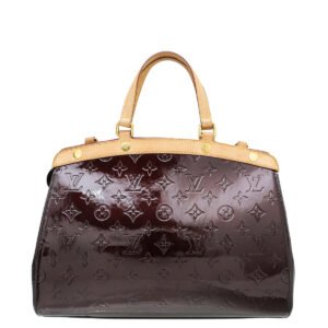 Louis Vuitton Amarante Monogram Vernis Brea MM Bag | AlmaBagz