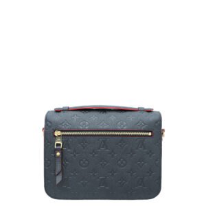 Louis Vuitton Marine Rouge Monogram Empreinte Pochette Metis Bag | AlmaBagz