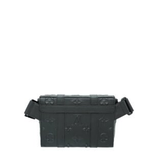 Louis Vuitton Noir Monogram Seal Trunk Sling Bag | AlmaBagz