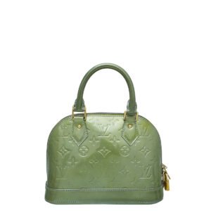 Louis Vuitton Givre Monogram Vernis Alma BB Bag | AlmaBagz