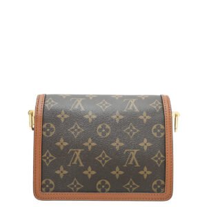 Louis Vuitton Brown Monogram Reverse Mini Dauphine Bag | AlmaBagz
