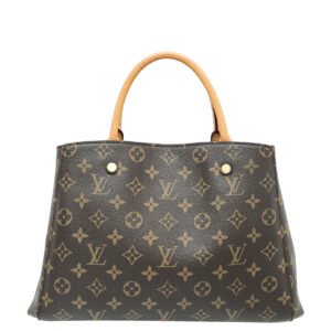 Louis Vuitton Brown Monogram Montaigne MM Bag | AlmaBagz