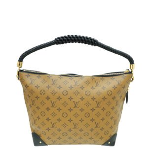 Louis Vuitton Bicolor Reverse Monogram Triangle Softy Bag | AlmaBagz