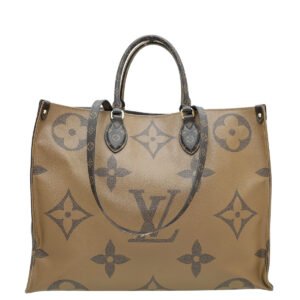 Louis Vuitton Monogram Reverse Onthego GM Bag | AlmaBagz