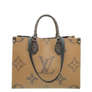 Louis Vuitton Monogram Reverse Giant Onthego MM Bag | AlmaBagz