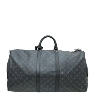 Louis Vuitton Monogram Eclipse Keepall Bandoulière 55 Bag | AlmaBagz