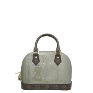 Louis Vuitton Monogram Taupe Metallise Vernis Alma BB Bag | AlmaBagz