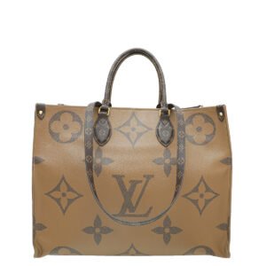 Louis Vuitton Monogram Giant Reversible Onthego GM Bag | AlmaBagz
