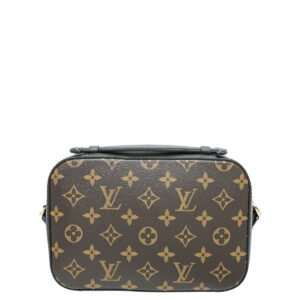 Louis Vuitton Monogram Black Saintonge Bag | AlmaBagz