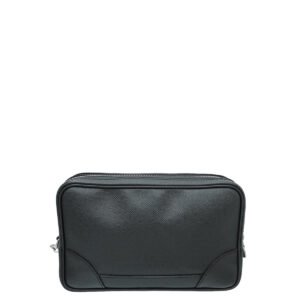Louis Vuitton Black Taiga Ardoise Pavel Clutch | AlmaBagz