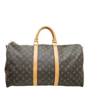 Louis Vuitton Monogram Keepall Bandouliere 50 Bag | AlmaBagz