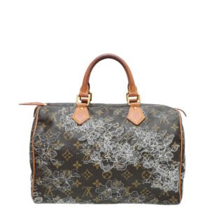 Louis Vuitton Monogram Speedy Dentelle 30 Bag | AlmaBagz