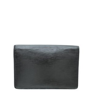Louis Vuitton Black Pochette Sellier Dragonne Clutch | AlmaBagz