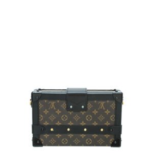 Louis Vuitton Monogram Black Petite Malle Bag | AlmaBagz