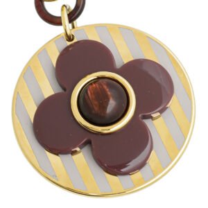 Louis Vuitton Purple Rayures Bag Charm | AlmaBagz