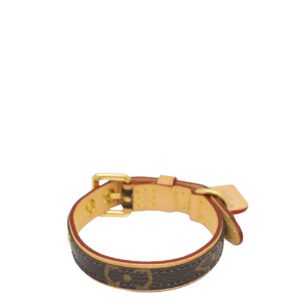 Louis Vuitton Brown Monogram XS Dog Collar | AlmaBagz