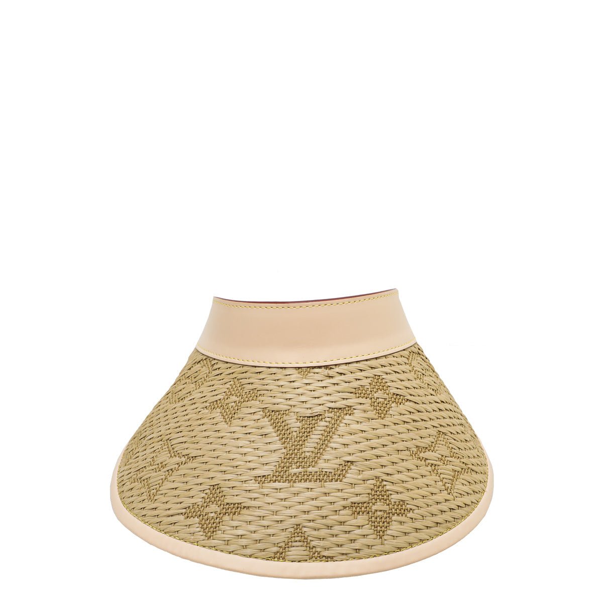 Louis Vuitton Raffia Monogram Strawgram Visor | AlmaBagz - Image 4