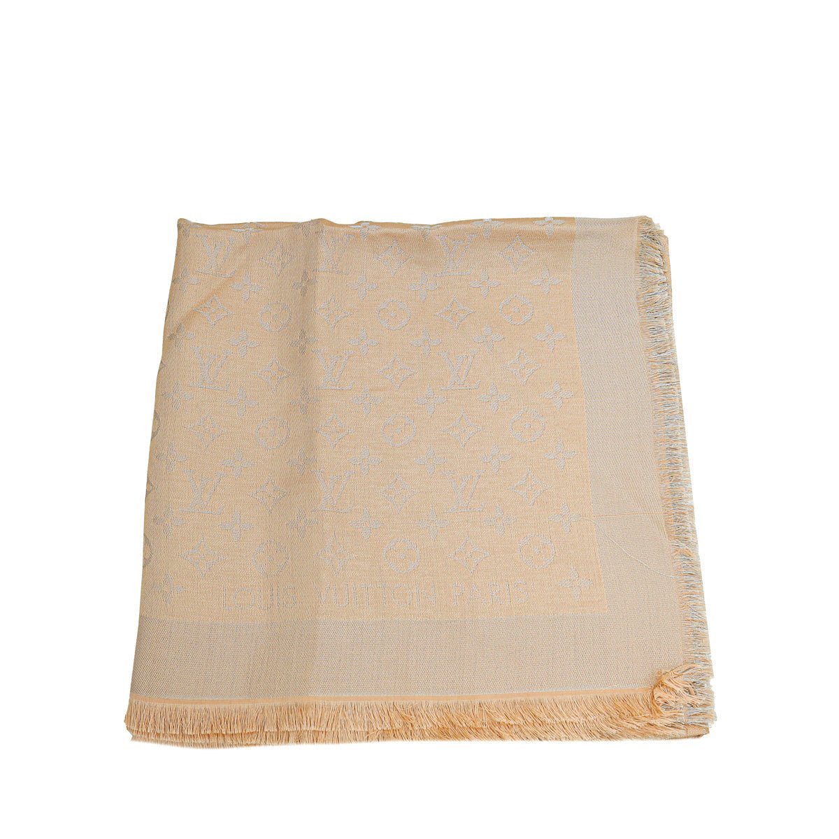Louis Vuitton Poudre Monogram Shine Shawl | AlmaBagz - Image 5