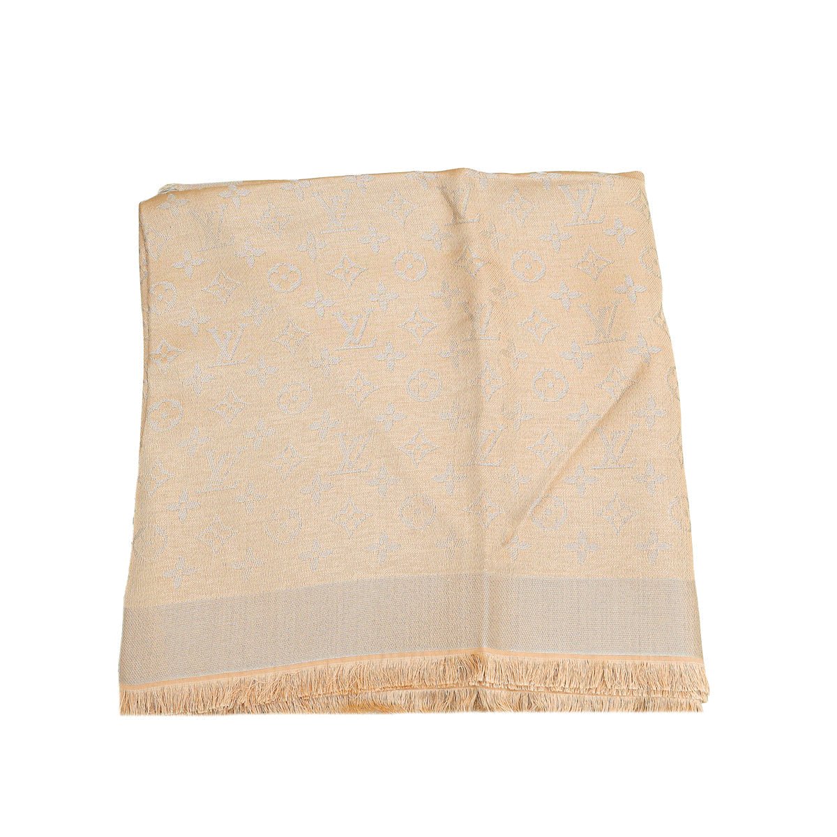 Louis Vuitton Poudre Monogram Shine Shawl | AlmaBagz
