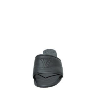 Louis Vuitton Black Magnetic Mules 40 | AlmaBagz