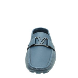 Louis Vuitton Navy Blue Monte Carlo Leather Moccasin 7 | AlmaBagz