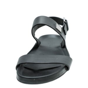 Louis Vuitton Black Flat Sandal 8 | AlmaBagz