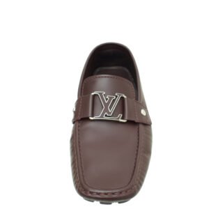 Louis Vuitton Burgundy Monte Carlo Loafer 8 | AlmaBagz