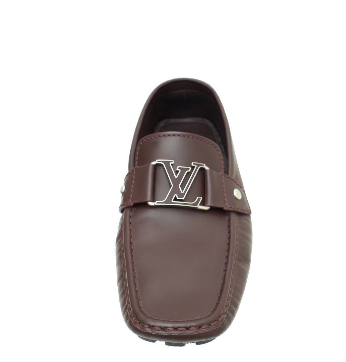 Louis Vuitton Burgundy Monte Carlo Loafer 8 | AlmaBagz