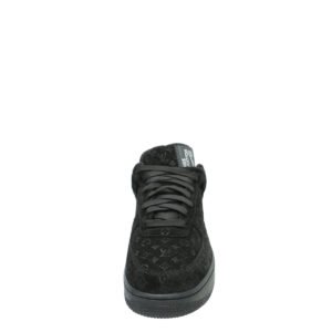 Louis Vuitton and Nike "Air Force 1" Black BY VIRGIL ABLOH Sneaker 7.5 | AlmaBagz