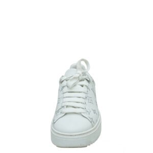 Louis Vuitton Bicolor Monogram Embossed Time Out Sneaker 37 | AlmaBagz