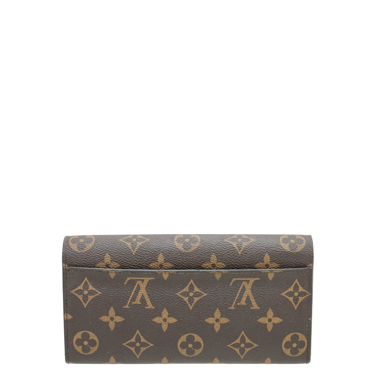Louis Vuitton Brown Monogram Sarah Wallet w/GP Initials | AlmaBagz