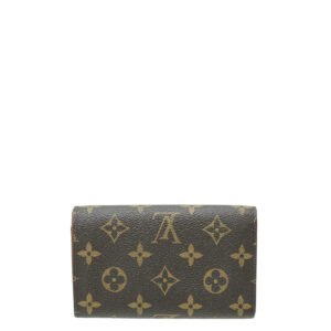 Louis Vuitton Brown Monogram Porte-Monnaie Tresor Wallet | AlmaBagz